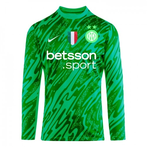 Maillot de Foot Gardien Inter Milan 2024-25 Manche Longue Verte Maillot de Foot Gardien Inter Milan 2024-25 Manche Longue Verte